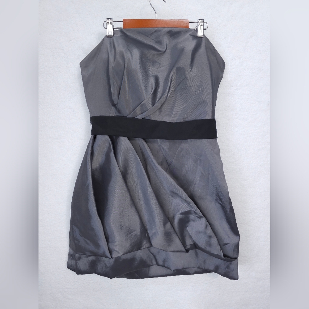 Pretty Me by Moonlight Dress Ruched Cocktail Prom Bridesmaid Strapless Size 12